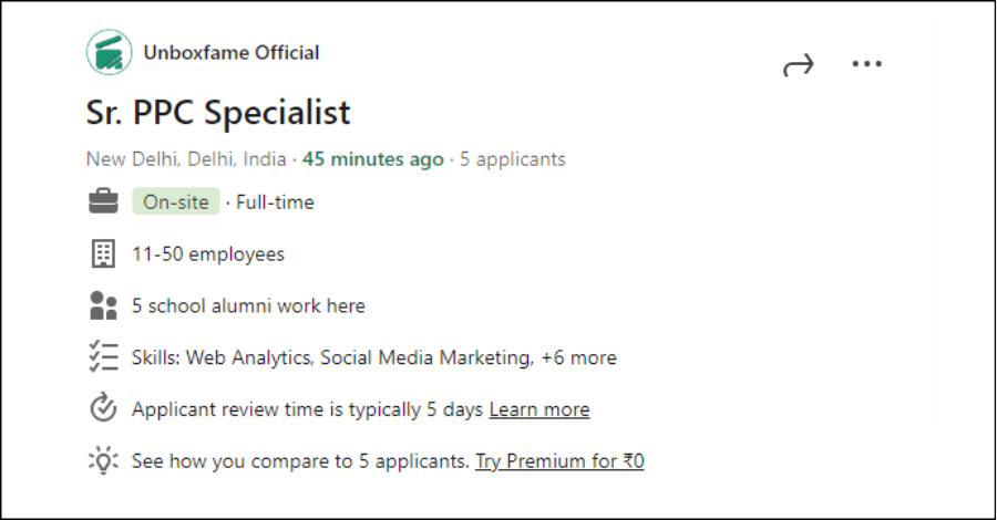 Digital Marketing Job Opportunities| Unboxfame| Career Opportunities