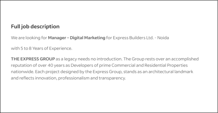 Digital Marketing Job Opportunities|Express Builders and Promoters|Career Growth